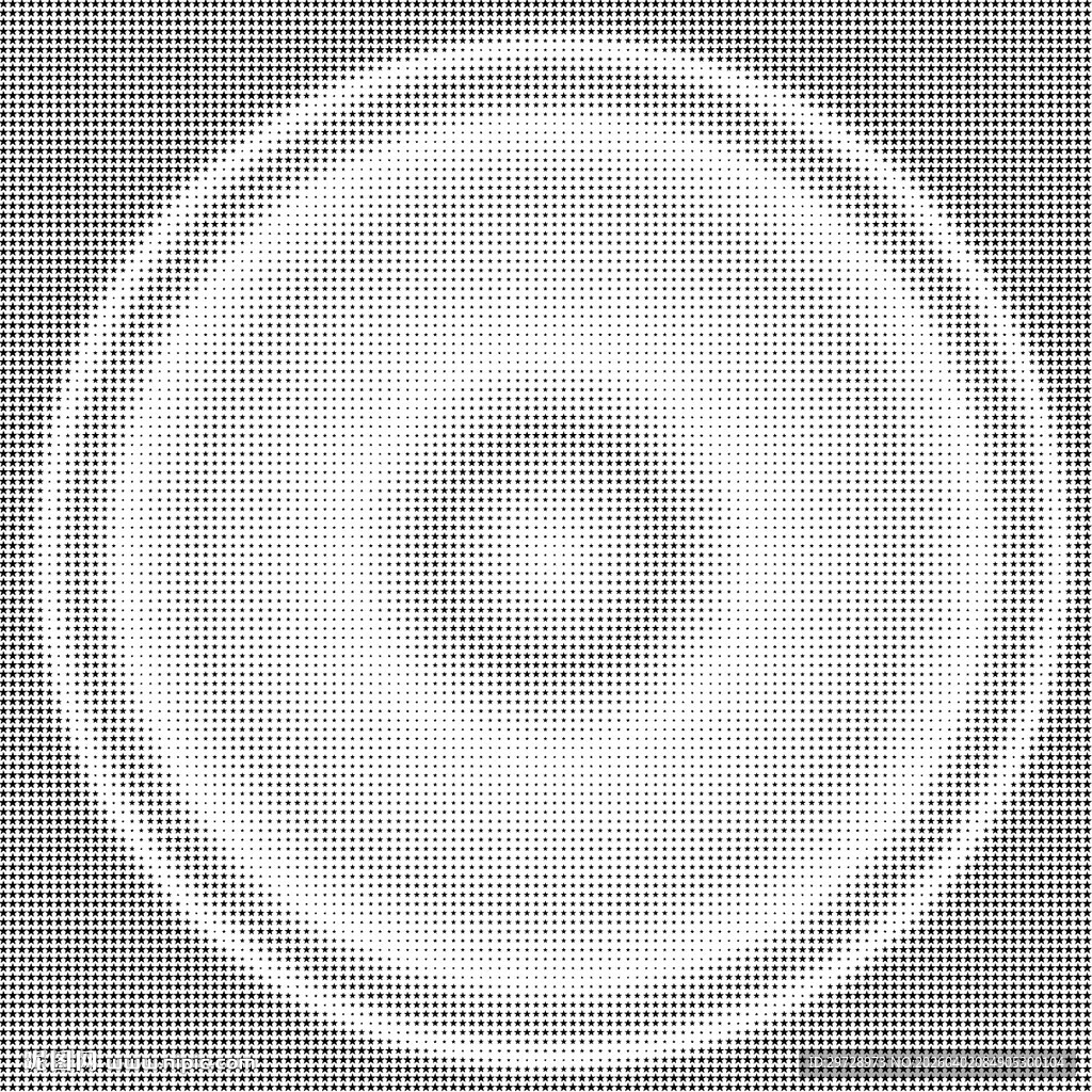 五角星渐变镂空板