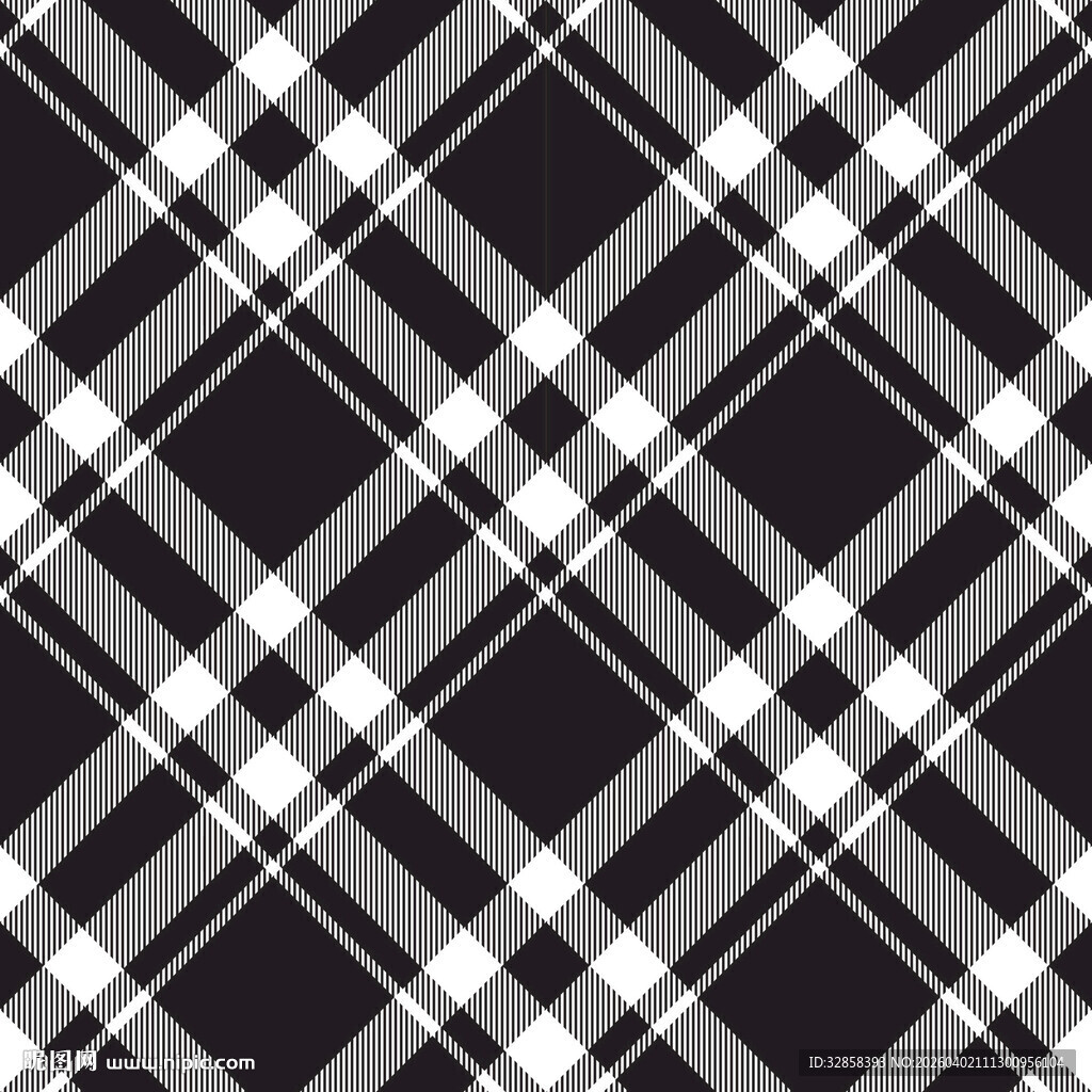 黑白格纹几何图案背景