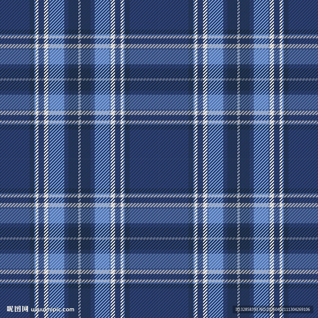 蓝色格子图案背景