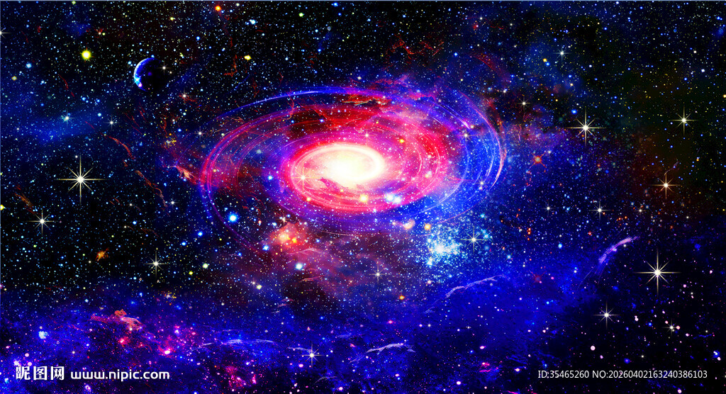 梦幻唯美星空图