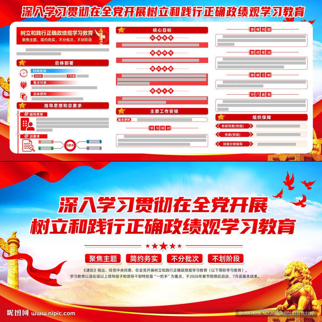 全党开展树立和践行正确政绩观