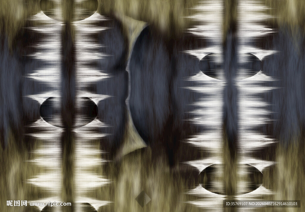 抽象对称纹理艺术图案