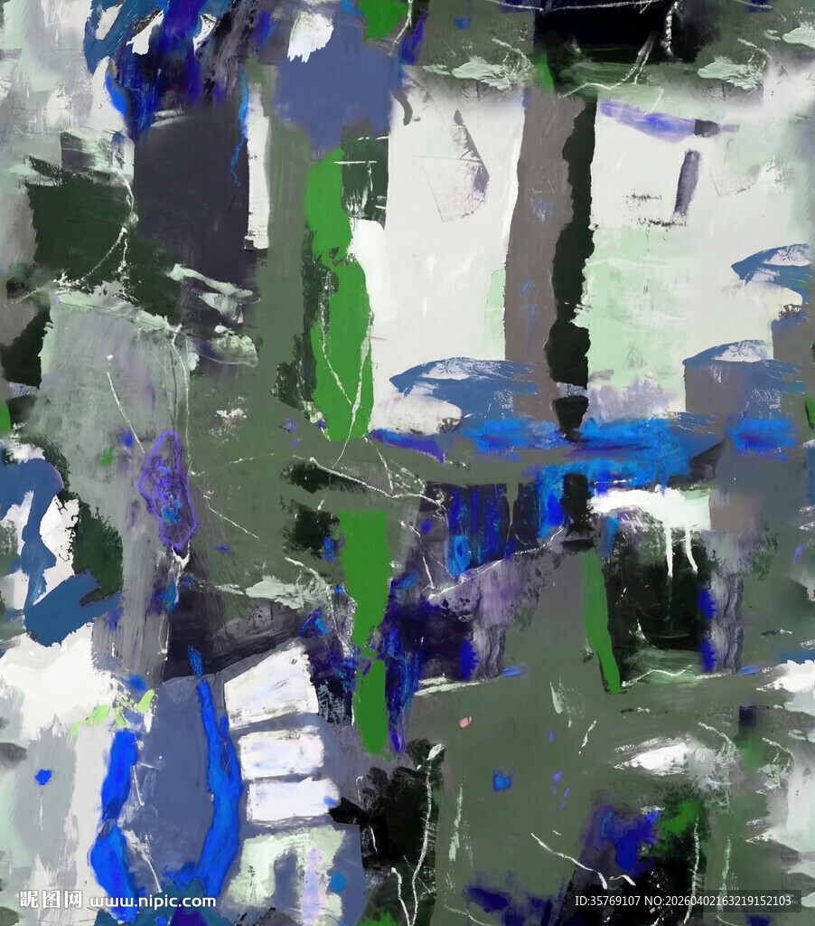 抽象色彩涂鸦艺术画面