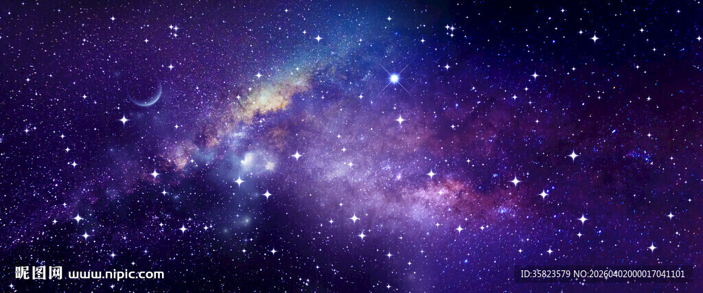 梦幻唯美星空图