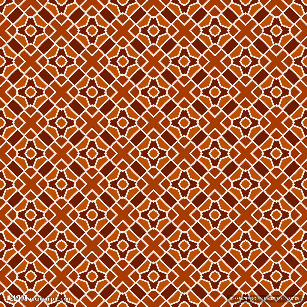 橙色几何图案纹理背景
