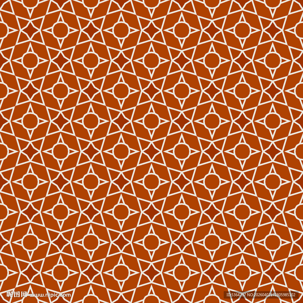 橙色几何图案纹理背景