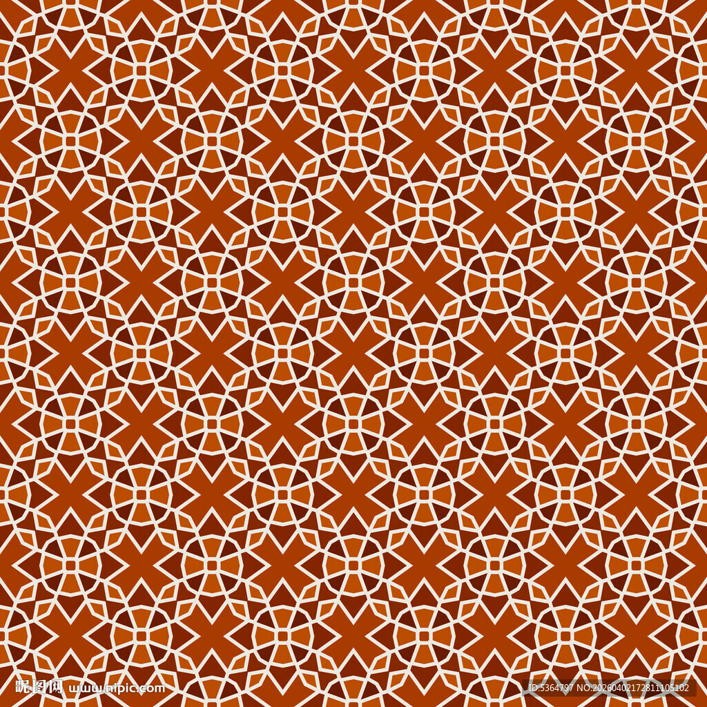 橙色几何图案纹理背景