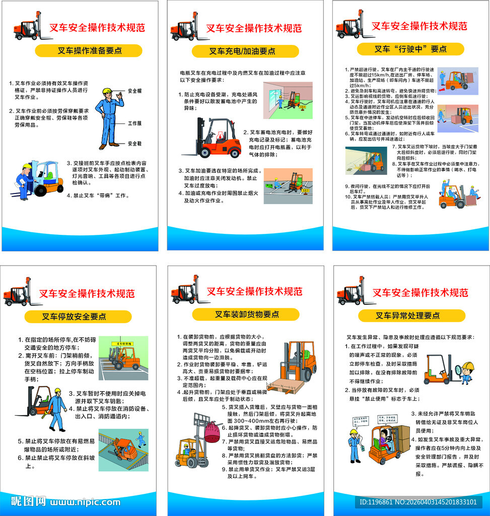 叉车安全操作技术规范