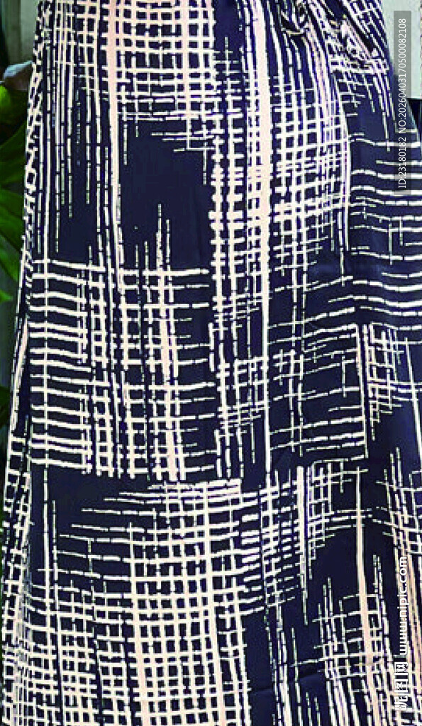 蓝白格子布料纹理特写