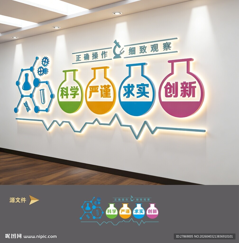 生物化学实验室文化墙