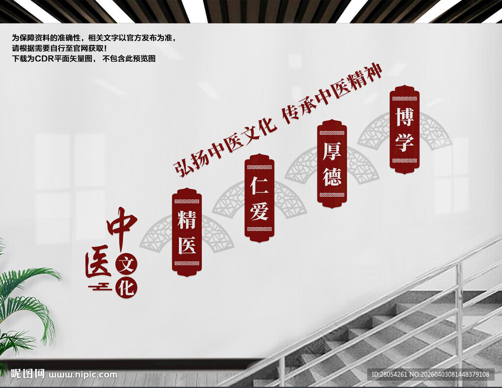 中医楼梯文化墙