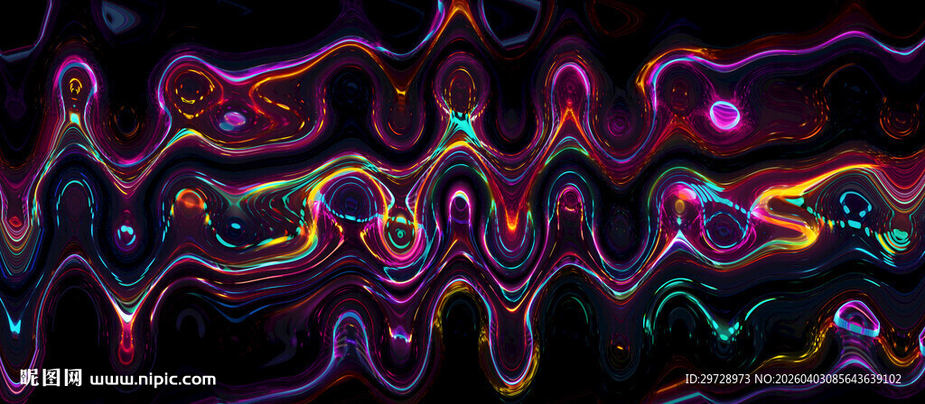 炫彩动感ktv酒吧炫酷装饰画