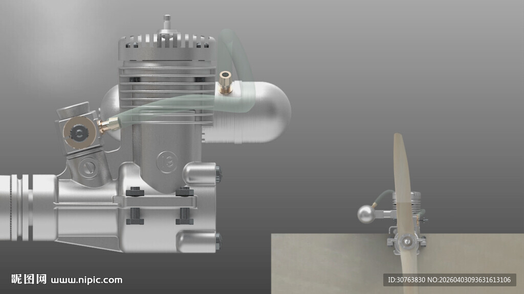 固定翼无人机副油针的调节