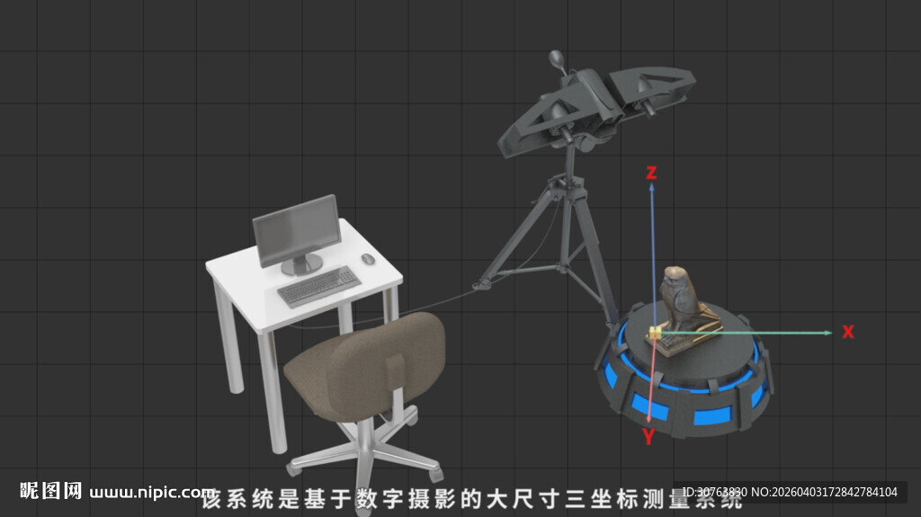 拍照式三维扫描仪结构及工作原理