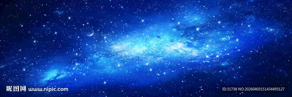 黑色宇宙星空背景素材