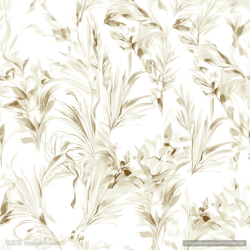 复古花 数码印花