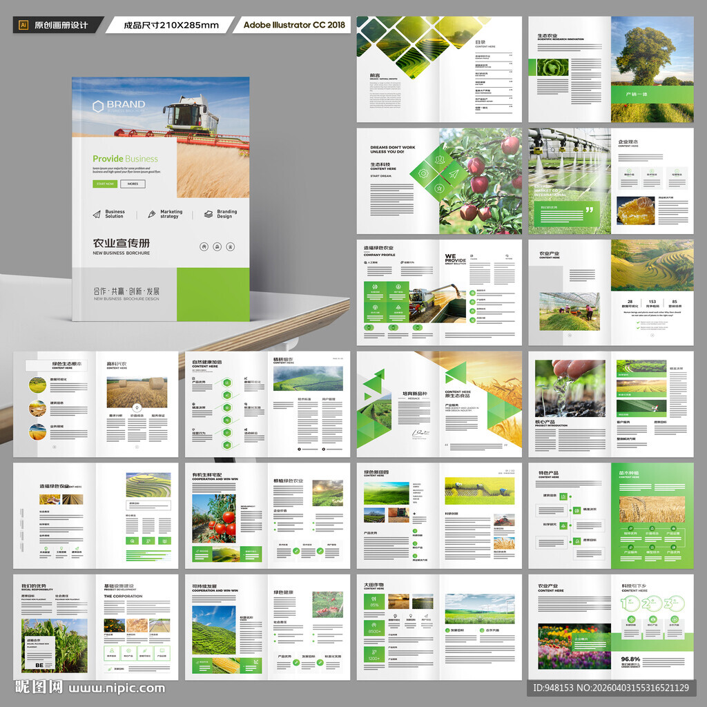 农业合作社画册