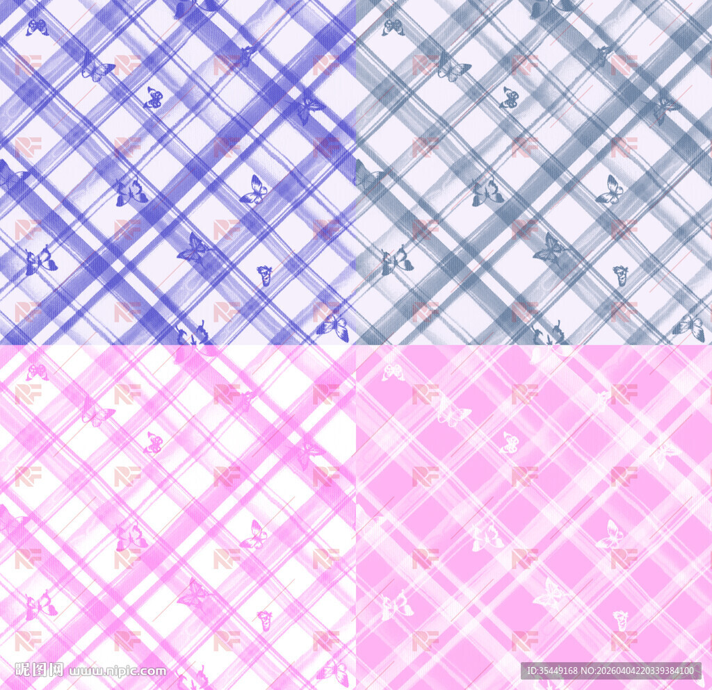 多彩格子图案背景素材