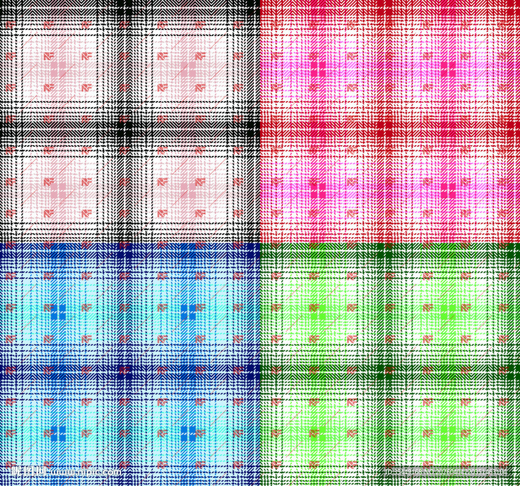多彩几何图案背景集合