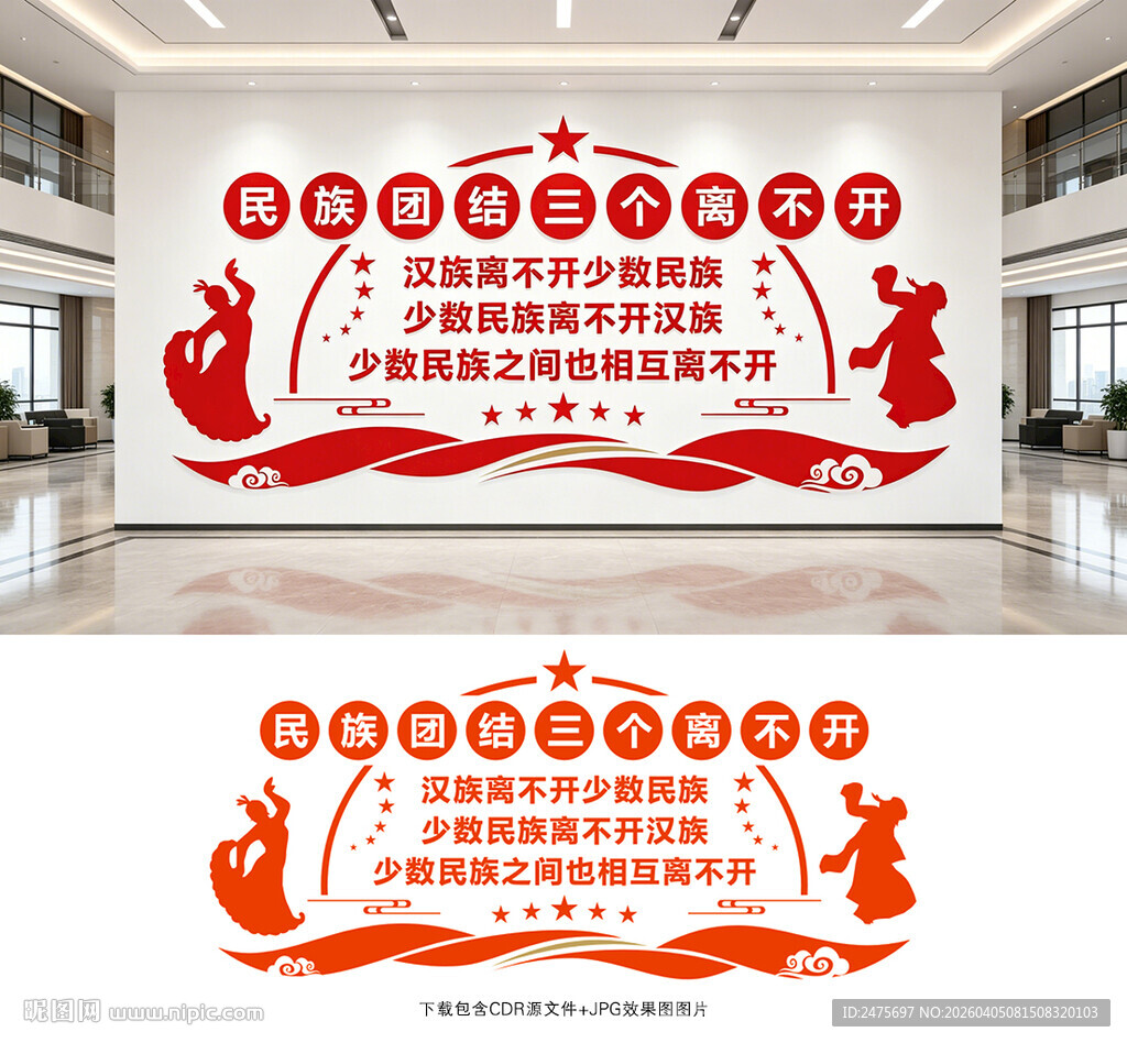 民族团结文化墙