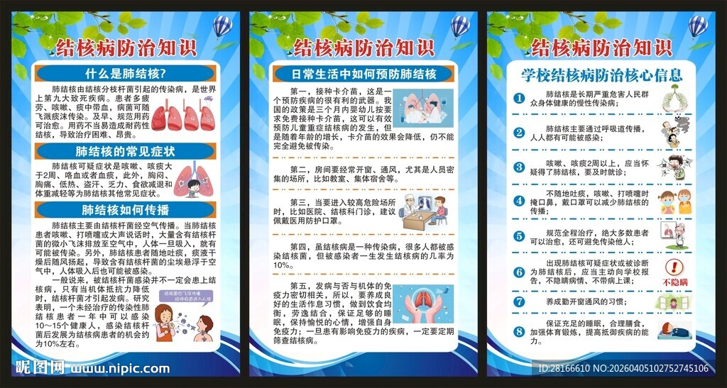 世界防治结核病日展板