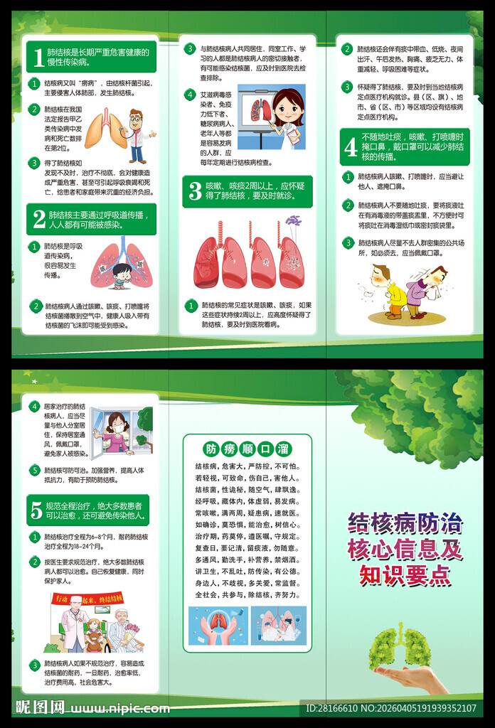 世界防治结核病日三折页
