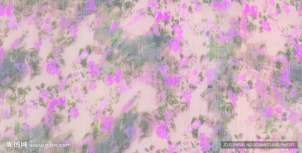 粉色花卉鸟瞰景观图