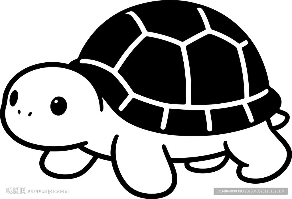 可爱卡通小乌龟形象