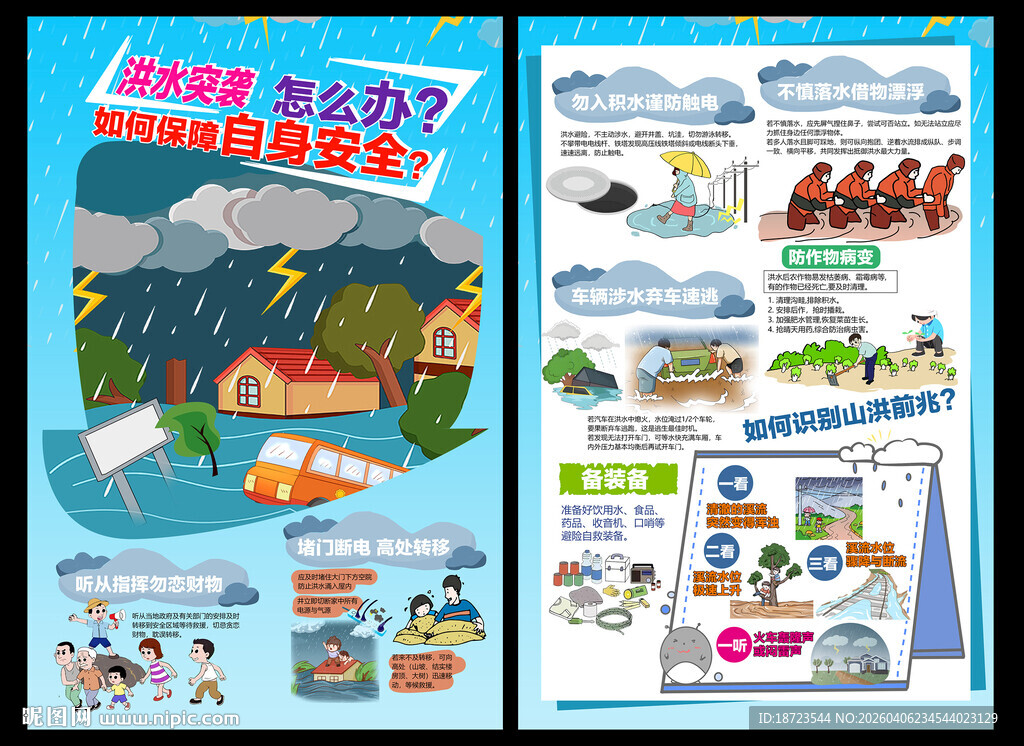 洪水突袭怎么办