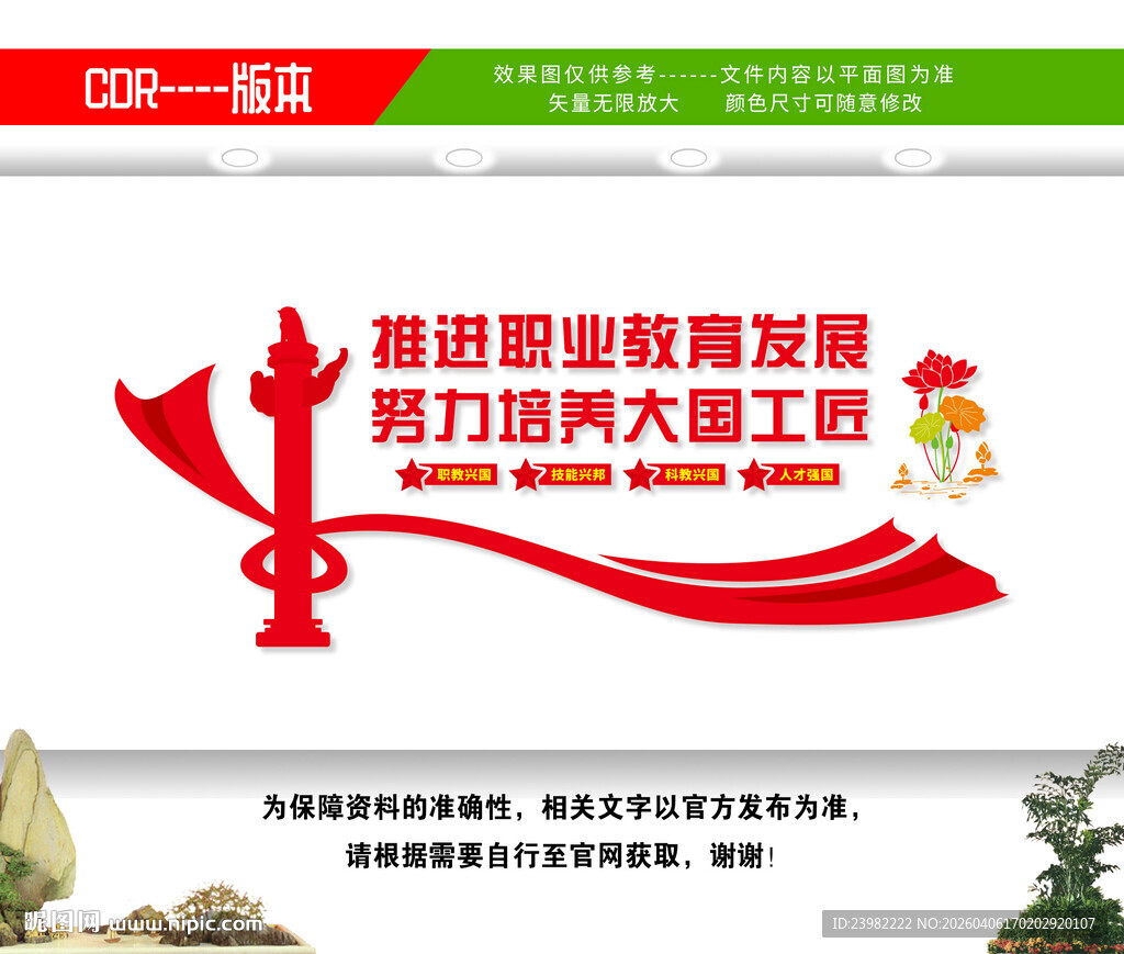 职业教育文化墙