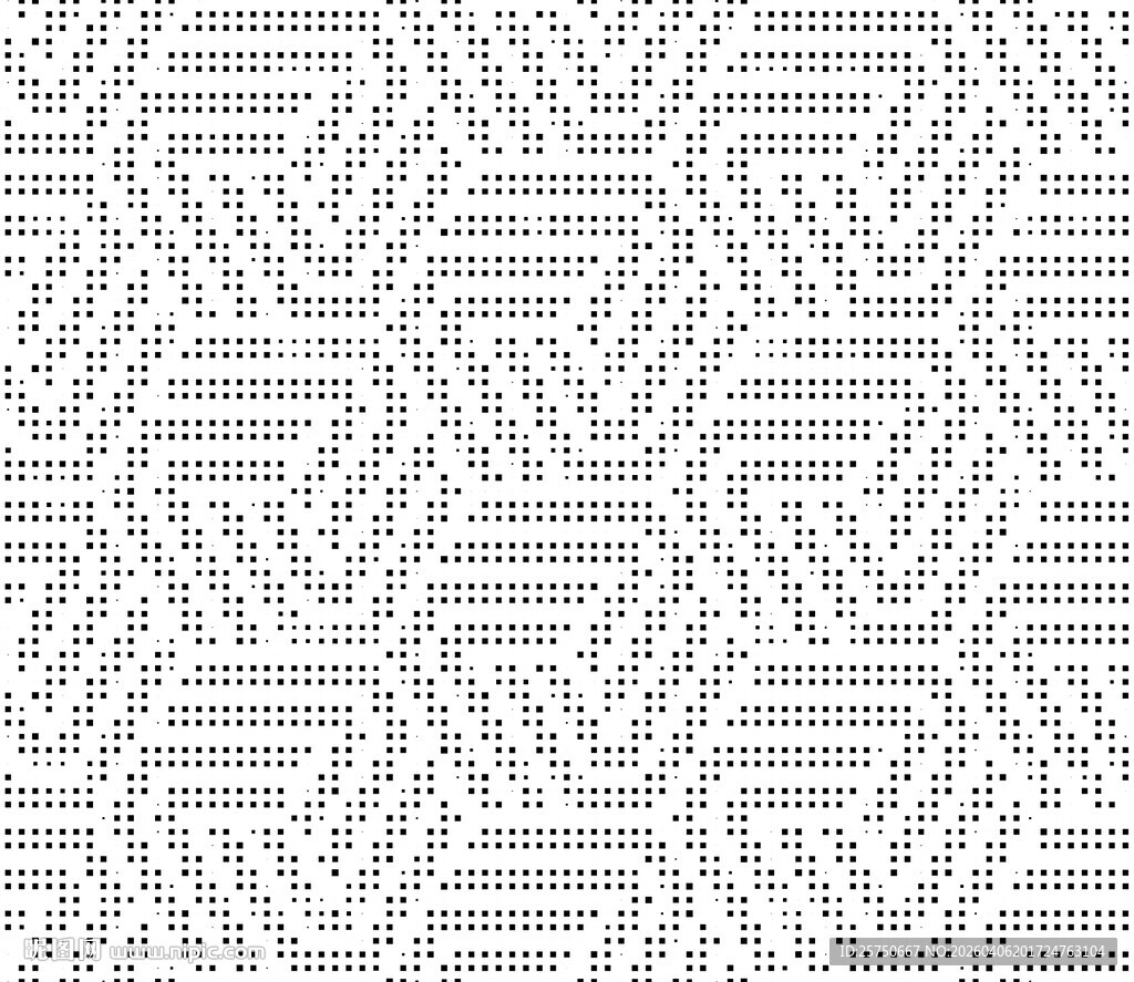 几何线条重复排列图案