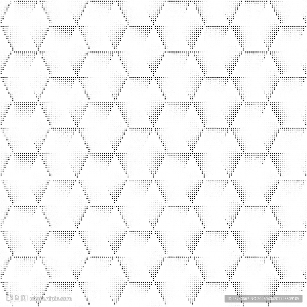 六边形几何图案背景