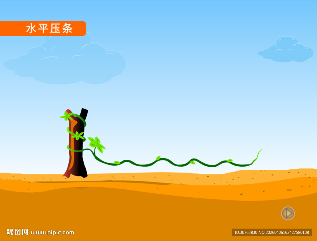 园林水平压条法