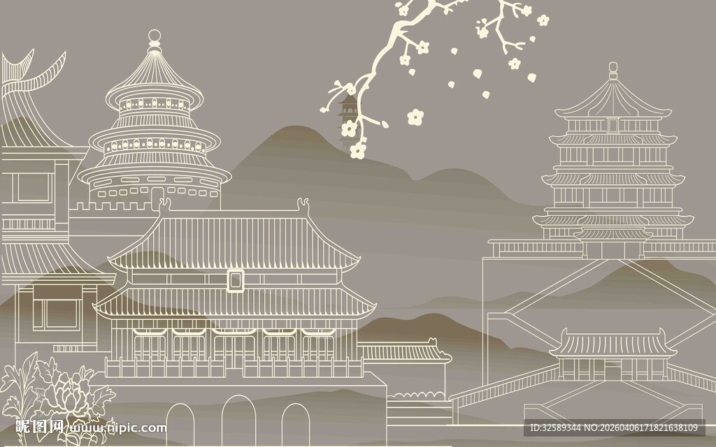 古风建筑风景图