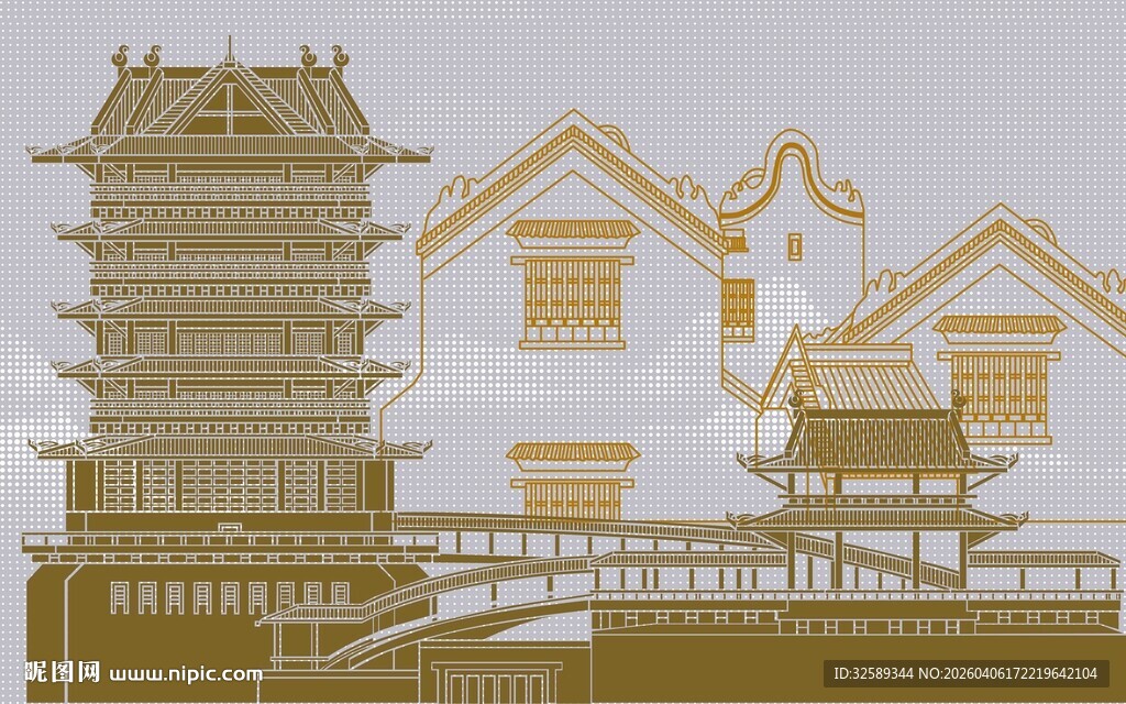 中式古建筑景观