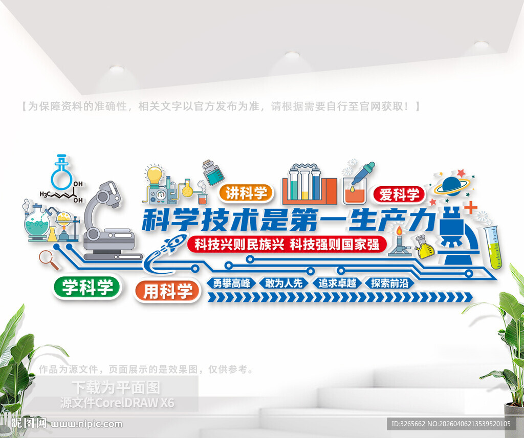 科学技术是第一生产力文化墙