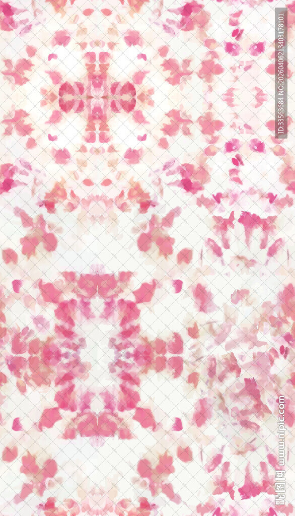粉色花卉图案纹理背景