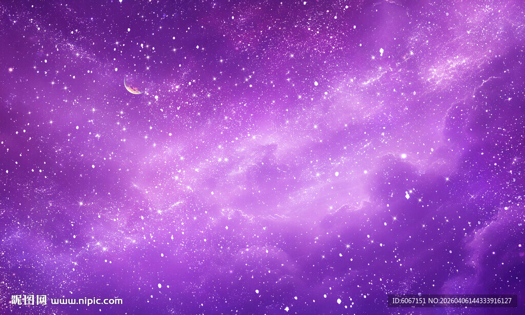 紫色宇宙星空