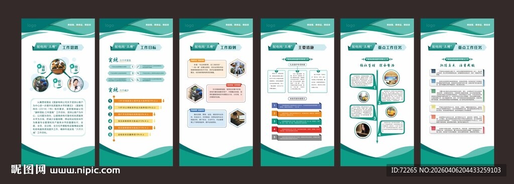 信息图表展示系列内容