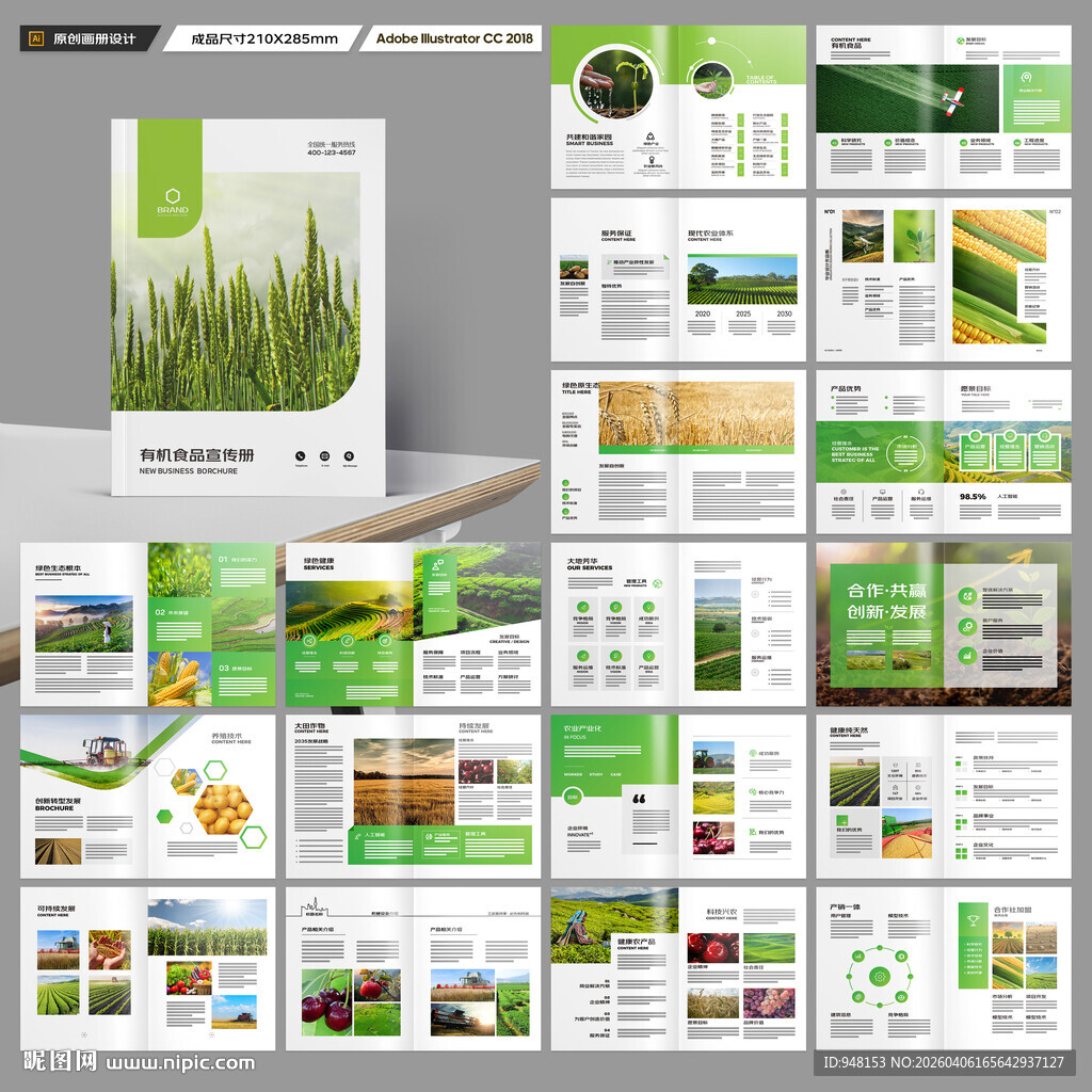 农产品宣传册