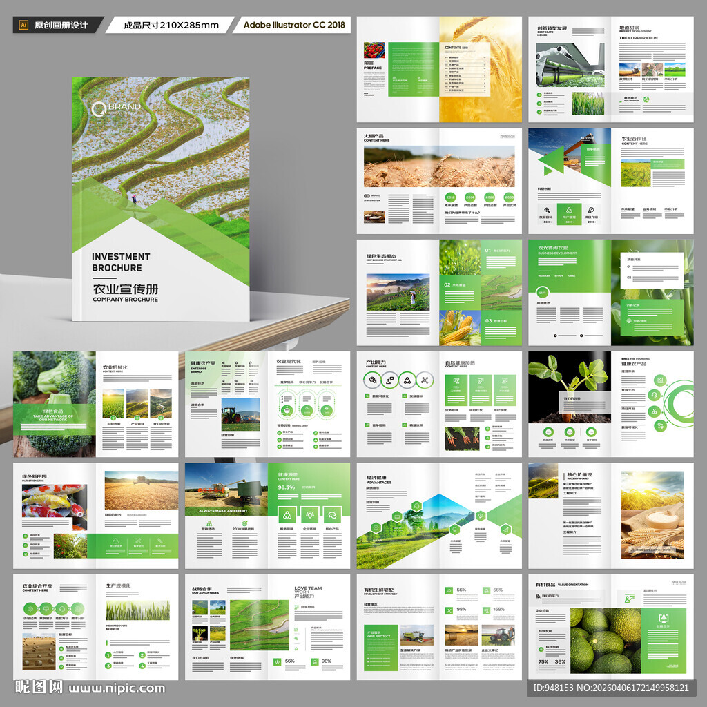 农业合作社画册