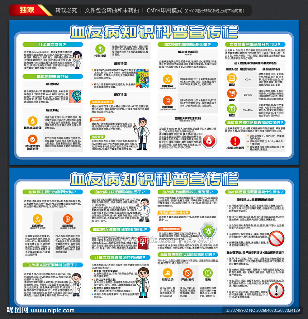 血友病知识宣传栏