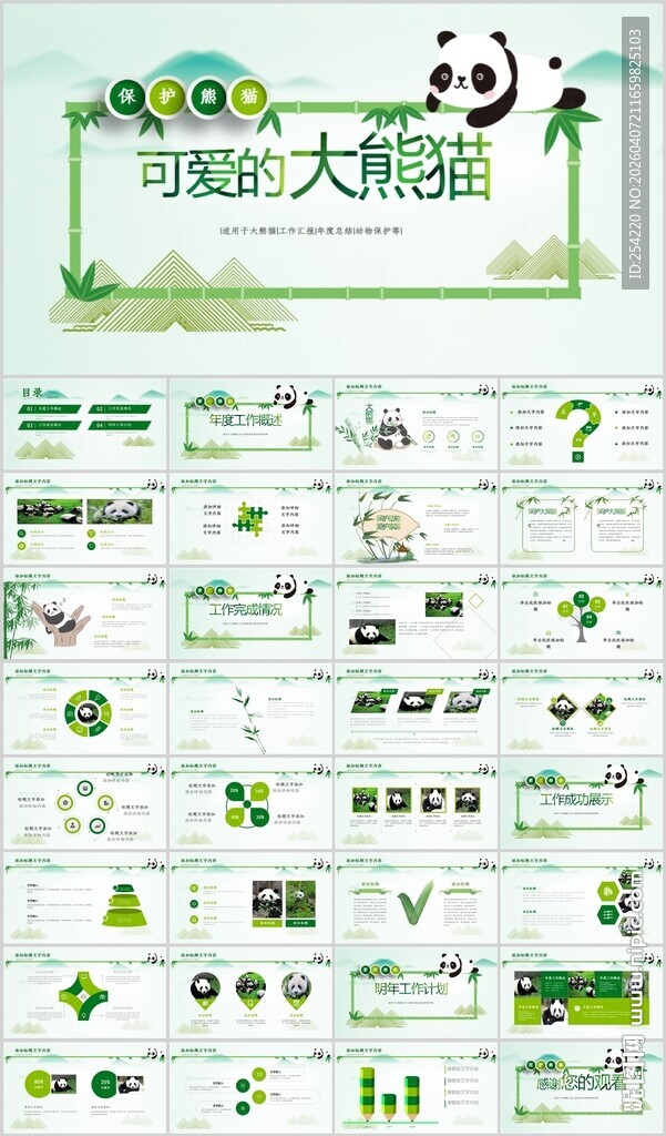 国宝大熊猫动物保护四川熊猫简介