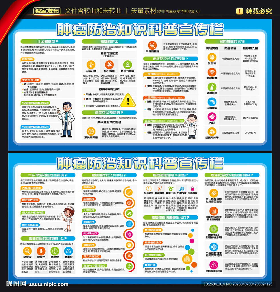 肿瘤防治知识宣传栏