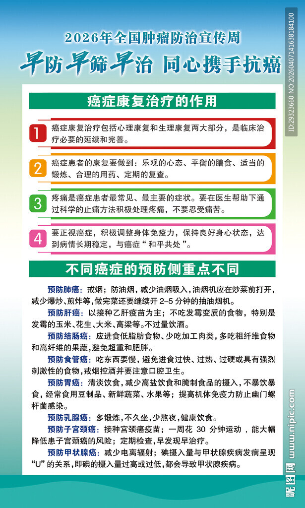 肿瘤防治宣传周