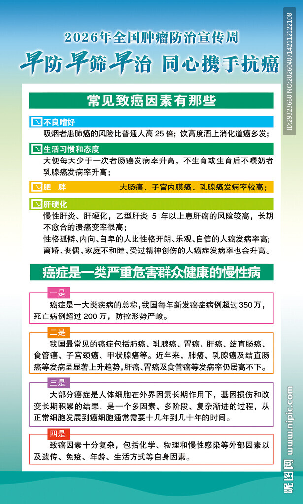 肿瘤防治宣传周