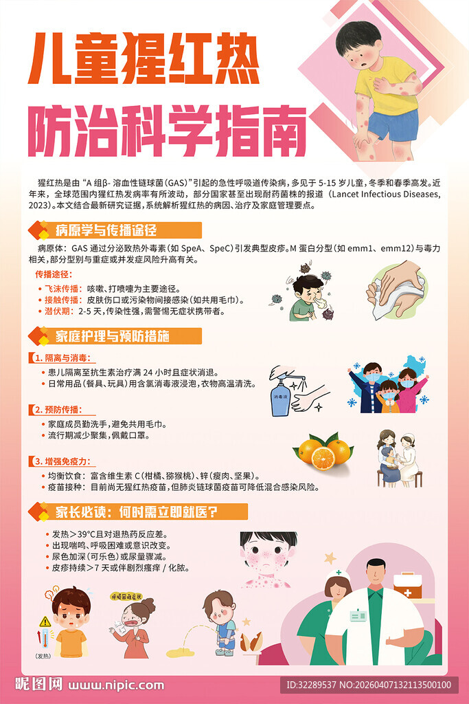 儿童猩红热防治科学指南