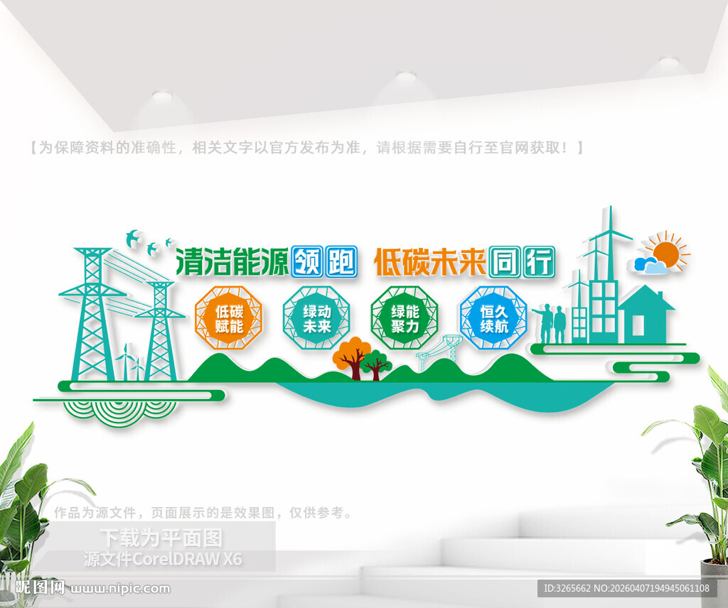 清洁能源文化墙