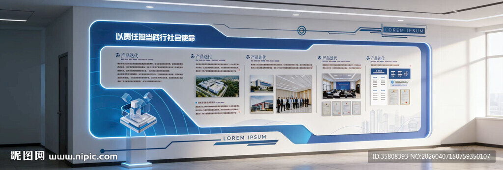 科技企业文化墙