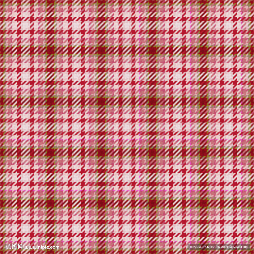 红白格子图案纹理背景